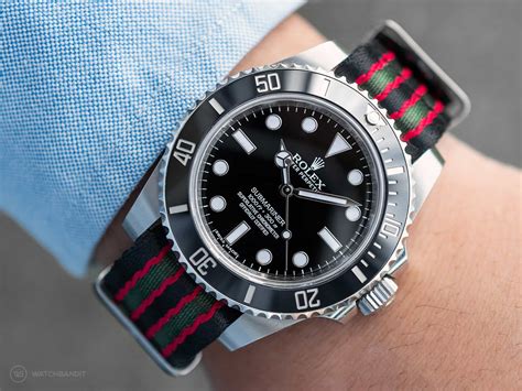 rolex sub nato band|rolex rubber strap.